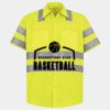 Men's High Visibility Safety Short Sleeve Work Shirt Thumbnail