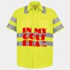 Men's High Visibility Safety Short Sleeve Work Shirt Thumbnail