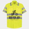 Men's High Visibility Safety Short Sleeve Work Shirt Thumbnail