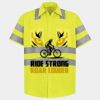 Men's High Visibility Safety Short Sleeve Work Shirt Thumbnail