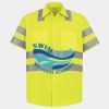 Men's High Visibility Safety Short Sleeve Work Shirt Thumbnail