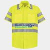 Men's High Visibility Safety Short Sleeve Work Shirt Thumbnail