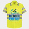 Men's High Visibility Safety Short Sleeve Work Shirt Thumbnail