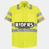 Men's High Visibility Safety Short Sleeve Work Shirt Thumbnail