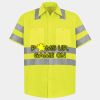 Men's High Visibility Safety Short Sleeve Work Shirt Thumbnail
