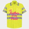 Men's High Visibility Safety Short Sleeve Work Shirt Thumbnail