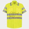 Men's High Visibility Safety Short Sleeve Work Shirt Thumbnail