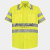 Men's High Visibility Safety Short Sleeve Work Shirt Thumbnail