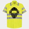 Men's High Visibility Safety Short Sleeve Work Shirt Thumbnail