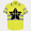 Men's High Visibility Safety Short Sleeve Work Shirt Thumbnail