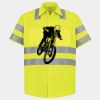 Men's High Visibility Safety Short Sleeve Work Shirt Thumbnail