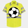 Men's High Visibility Safety Short Sleeve Work Shirt Thumbnail