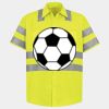 Men's High Visibility Safety Short Sleeve Work Shirt Thumbnail