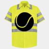 Men's High Visibility Safety Short Sleeve Work Shirt Thumbnail