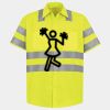 Men's High Visibility Safety Short Sleeve Work Shirt Thumbnail