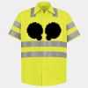Men's High Visibility Safety Short Sleeve Work Shirt Thumbnail