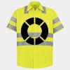 Men's High Visibility Safety Short Sleeve Work Shirt Thumbnail
