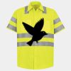 Men's High Visibility Safety Short Sleeve Work Shirt Thumbnail