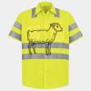 Men's High Visibility Safety Short Sleeve Work Shirt Thumbnail