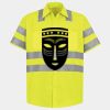 Men's High Visibility Safety Short Sleeve Work Shirt Thumbnail
