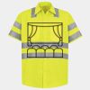 Men's High Visibility Safety Short Sleeve Work Shirt Thumbnail
