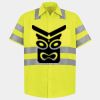 Men's High Visibility Safety Short Sleeve Work Shirt Thumbnail