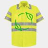 Men's High Visibility Safety Short Sleeve Work Shirt Thumbnail