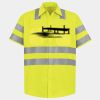 Men's High Visibility Safety Short Sleeve Work Shirt Thumbnail