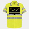 Men's High Visibility Safety Short Sleeve Work Shirt Thumbnail
