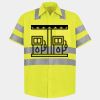 Men's High Visibility Safety Short Sleeve Work Shirt Thumbnail