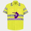 Men's High Visibility Safety Short Sleeve Work Shirt Thumbnail
