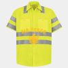 Men's High Visibility Safety Short Sleeve Work Shirt Thumbnail