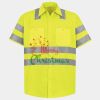 Men's High Visibility Safety Short Sleeve Work Shirt Thumbnail